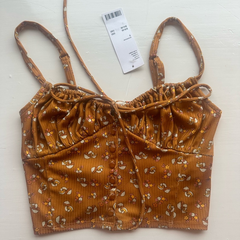 URBAN OUTFITTERS SIZE SMALL YELLOW TANK TOP